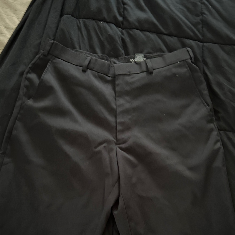 Elegant Men's Black Dress Trousers
